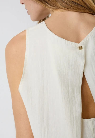 Alba Linen Sleeveless Top