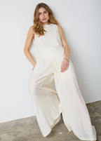 Alba Linen Sleeveless Top