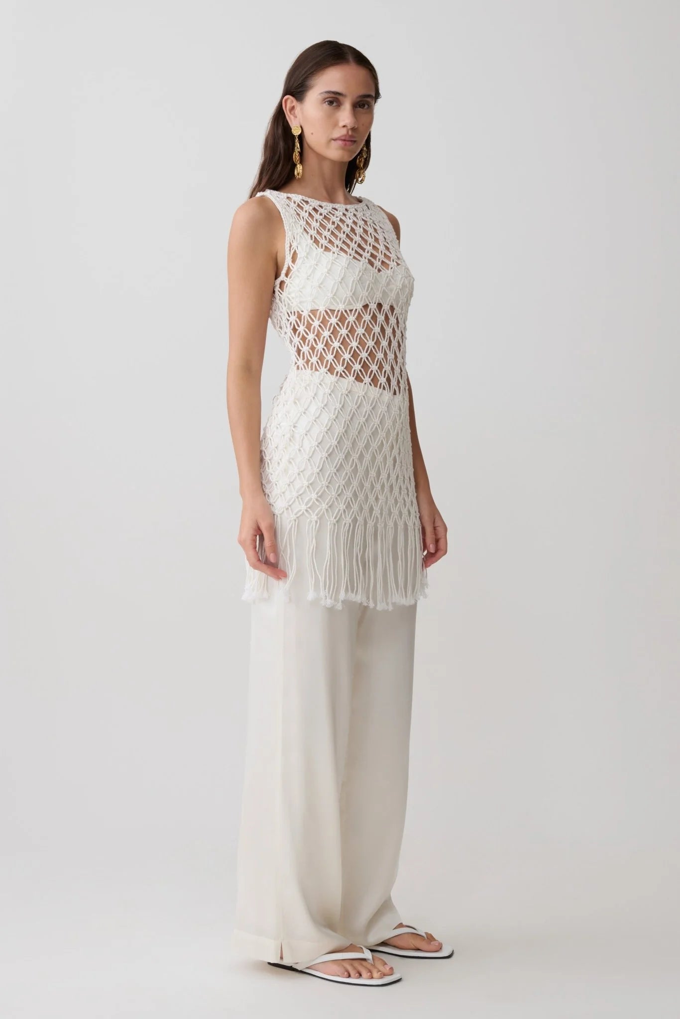 Mykonos Macramé Tunic