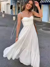 Sunlit Linen Maxi