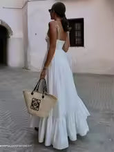 Sunlit Linen Maxi
