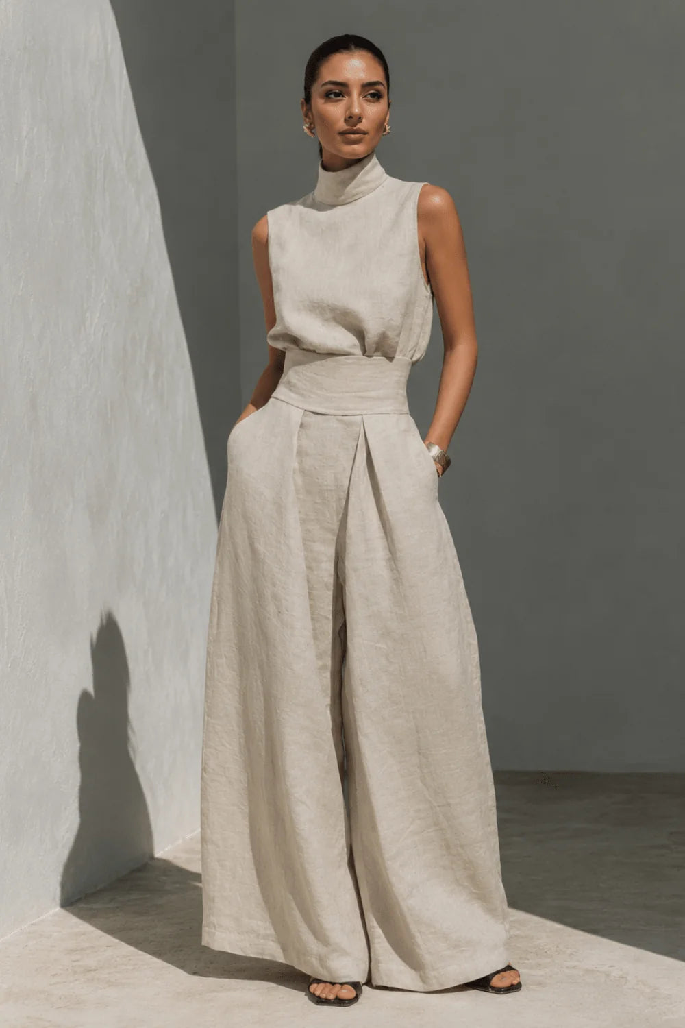 Portofino Linen Jumpsuit