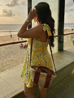 Sorrento Lemon Print Dress