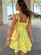 Sorrento Lemon Print Dress
