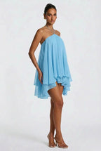 Halter Flowy Mini Dress
