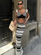 Puglia Knit Crop & Maxi Skirt Set